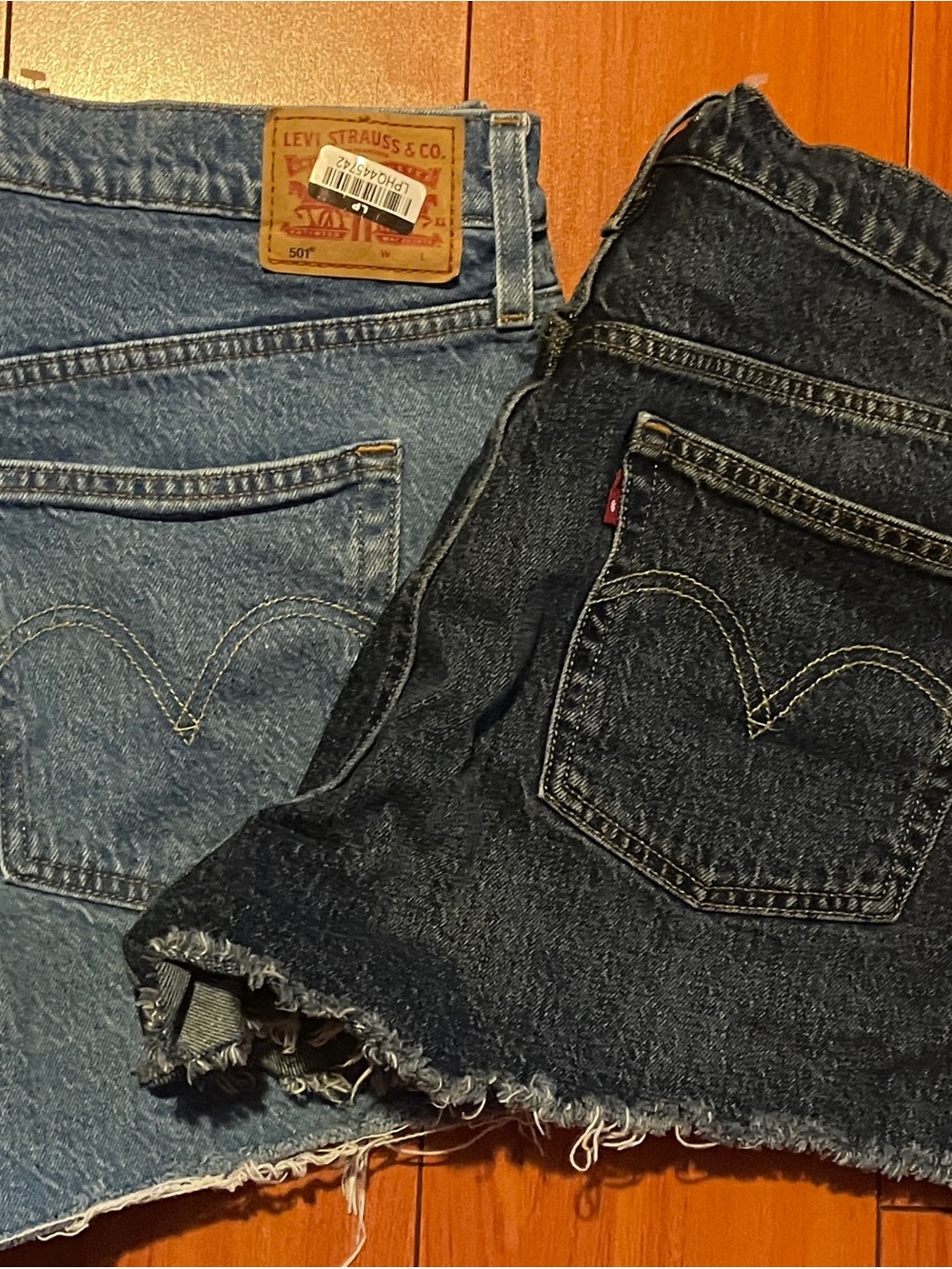 Levi's 501 denim shorts - 2 pairs size 34